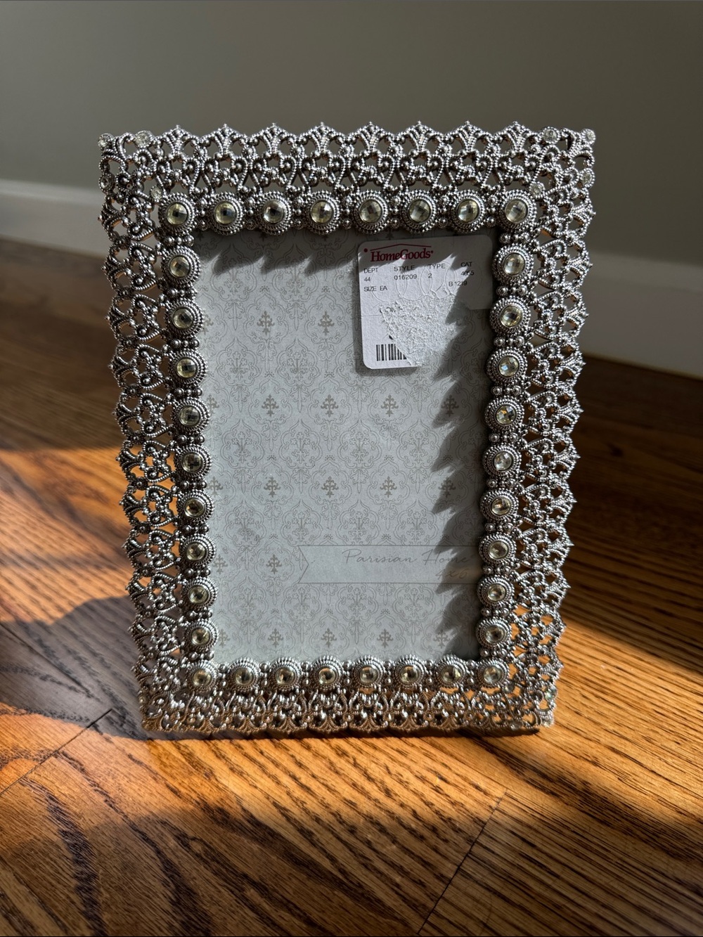 Silver Filigree Decorative 4x5 Picture Frame